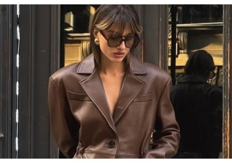 Se é para gastar dinheiro então invista na peça-estrela da temporada: o blusão de pele castanha