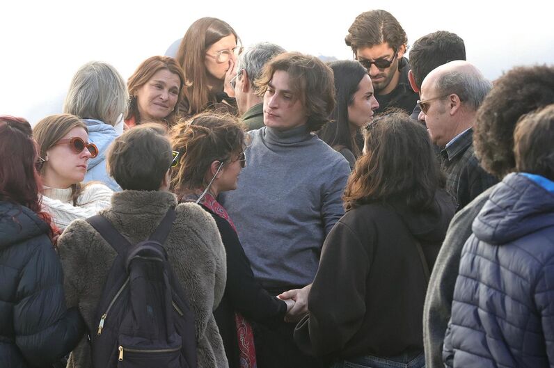 Cerimónia fúnebre de Almeno Gonçalves na Igreja de Miraflores