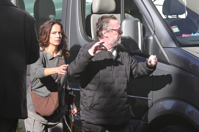 Cerimónia fúnebre de Almeno Gonçalves na igreja de Miraflores