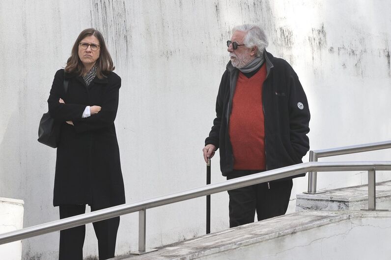 Cerimónia fúnebre de Almeno Gonçalves na Igreja de Miraflores