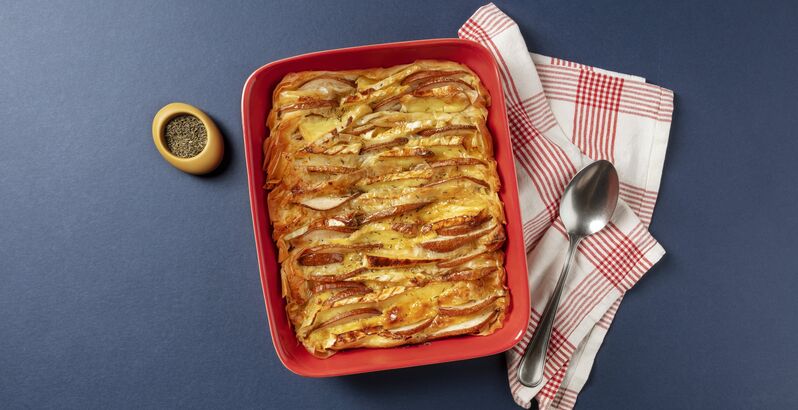 Esta vai surpreender! O tabuleiro de queijo brie e peras que tem o equilíbrio perfeito