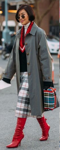 Must-have desta temporada: saias de quadrados ou 'tartan'