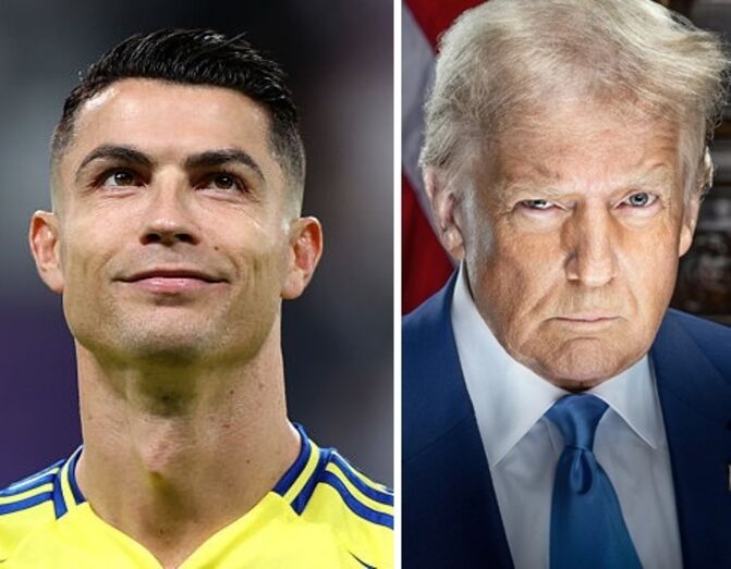 Cristiano Ronaldo e Donald Trump