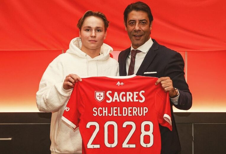 Jogador do Benfica, Schjelderup, enfrenta polémica após partilha de vídeo impróprio na Dinamarca