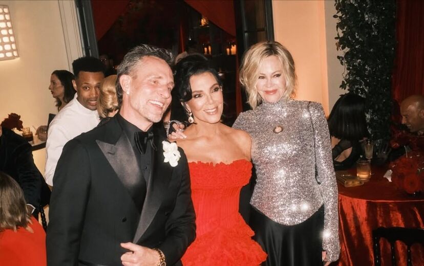 Kris Jenner com Melanie Griffith