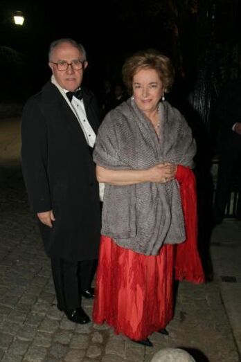 Jorge Jardim Gonçalves com a mulher, Maria da Assunção Vasconcelos, companheira de vida