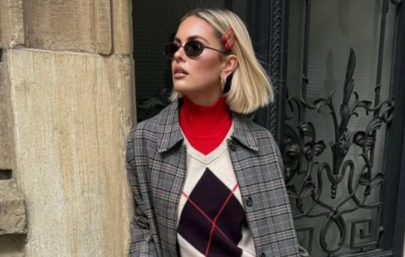 Moda de inverno: camisola de losangos, tendência desta estação