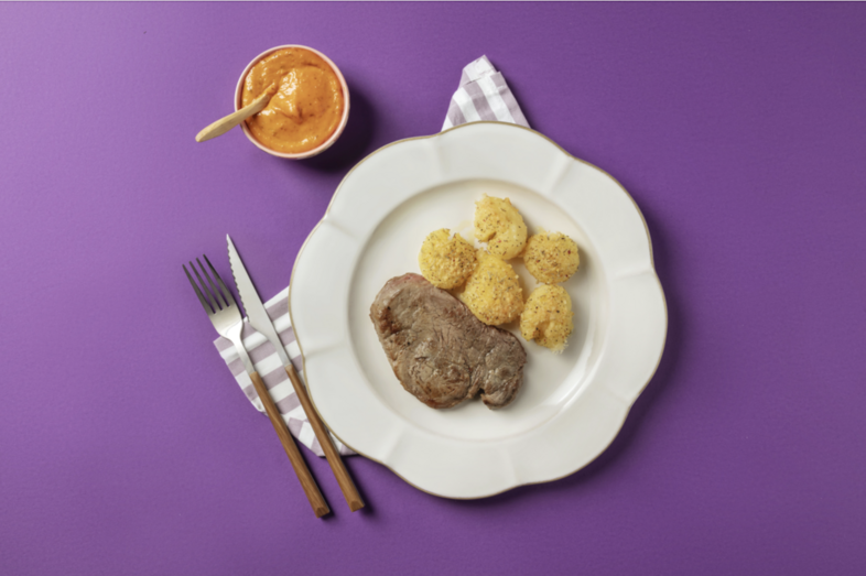 Bife do lombo com batatas e molho: receita fácil da Mercadona
