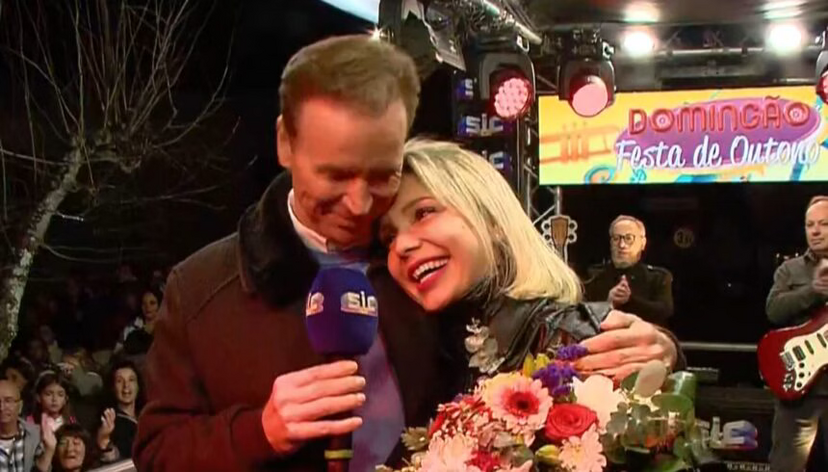 Luciana Abreu emociona-se ao despedir-se da SIC, durante a 'Festa de Outono'