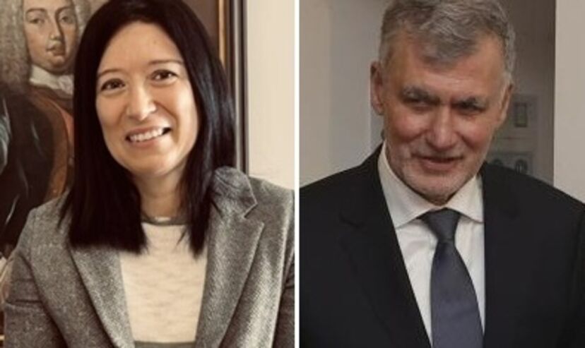 Cristina Castanheta e Almirante Gouveia e Melo