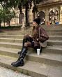 'Biker boots' e saias: a dupla perfeita