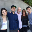 Rob Reiner e a mulher Michele com os três filhos