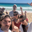 Beatriz Barosa, José Condessa e Luisinha Oliveira em Cabo Verde