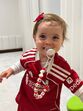 Filha de Diogo Jota veste camisola do Liverpool, após ano difícil para a família