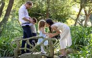 Meghan Markle e Harry com Archie e Lilibet