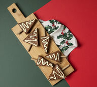 Árvores de Natal de chocolate alegram a ceia