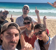 Beatriz Barosa, José Condessa e Luisinha Oliveira em Cabo Verde