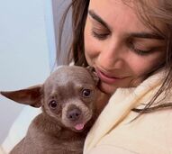 Ana Guiomar apresenta Emília, a nova cadelinha