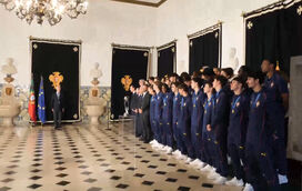 Desafinado? A interpretação da polémica: Marcelo Rebelo de Sousa canta Hino com seleção Sub-17