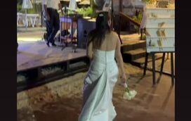 Veja qual é a famosa que apanhou o ramo da noiva