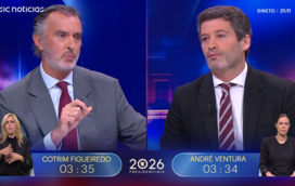 André Ventura e Cotrim de Figueiredo: tensão ao rubro no debate por causa de Manuela Moura Guedes