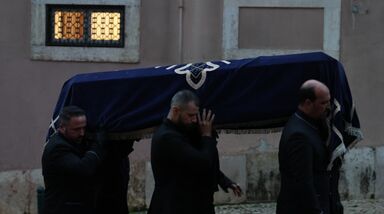 Funeral de Clara Pinto Correia na Capela do Rato