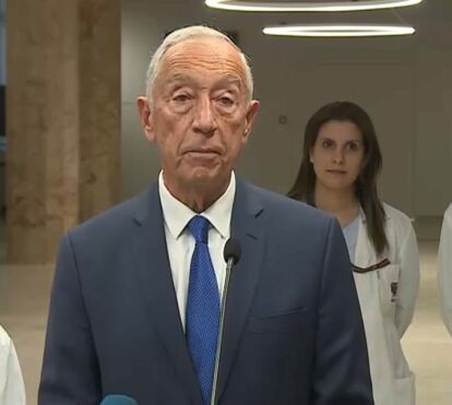 As primeiras declarações do Presidente da República à saída do hospital: 'Sinto-me francamente bem'