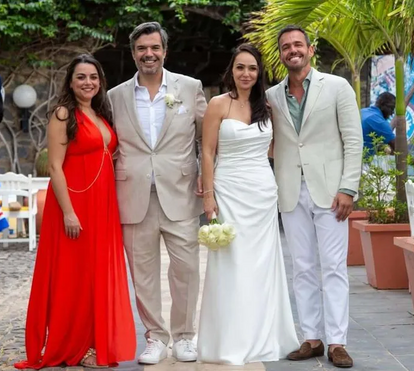 Ana Guiomar foi madrinha de casamento dos autores de 'Festa é Festa' e mostra as imagens da cerimónia em Cabo Verde, com vários famosos