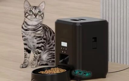 Alimentador inteligente facilita rotina de donos e garante refeições para animais de estimação