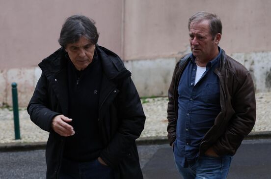 Luís Represas e Manuel Faria nas cerimónias fúnebres