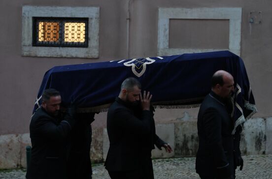 Funeral de Clara Pinto Correia na Capela do Rato