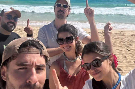 Beatriz Barosa, José Condessa e Luisinha Oliveira em Cabo Verde