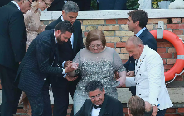 Ada no casamento de George Clooney