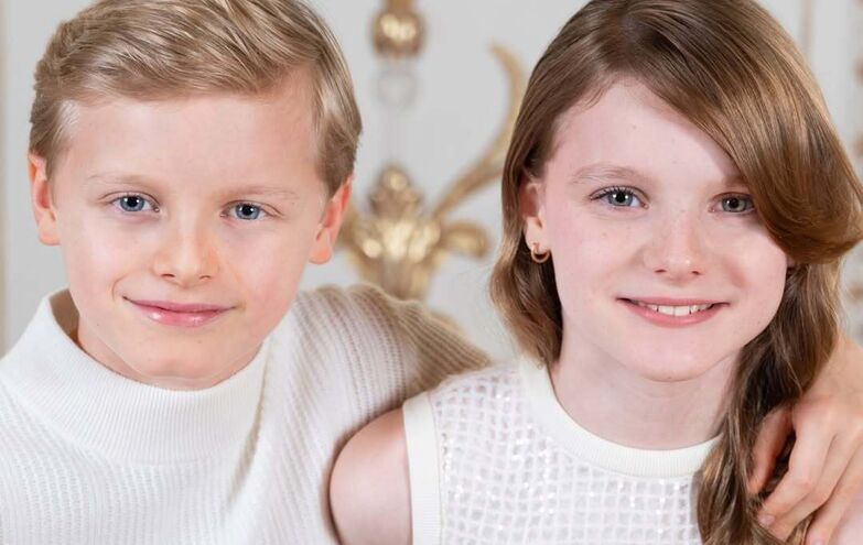 Casa real do Mónaco divulga novas fotografias de Gabriella e Jacques, que celebram 11 anos