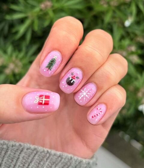 Manicura natalícia é pirosa? No Natal tudo é permitido...