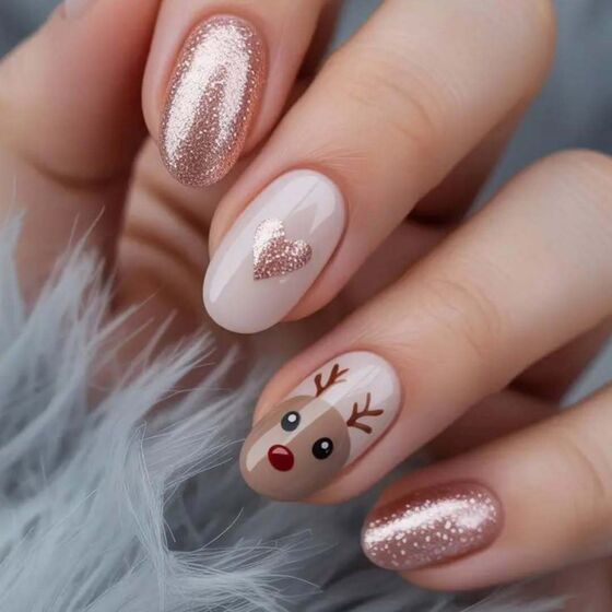 Manicura natalícia é pirosa? No Natal tudo é permitido...