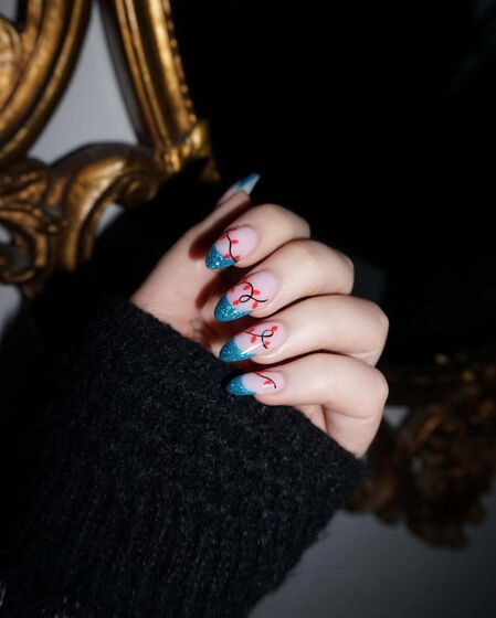 Manicura natalícia é pirosa? No Natal tudo é permitido...