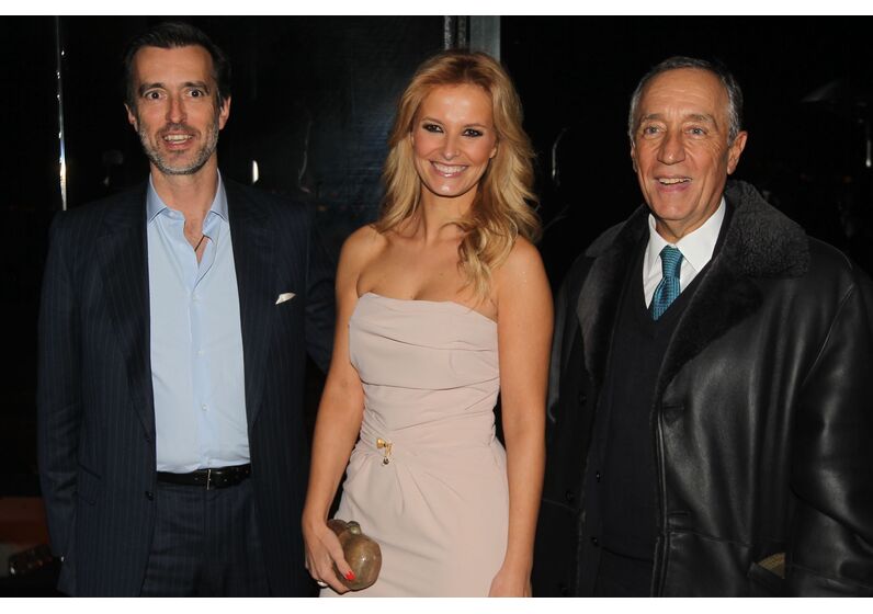 João Cotrim Figueiredo com Cristina Ferreira e Marcelo Rebelo de Sousa 