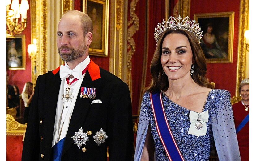 Kate e William marcam presença em evento, após ano de desafios e tensão com vizinhos