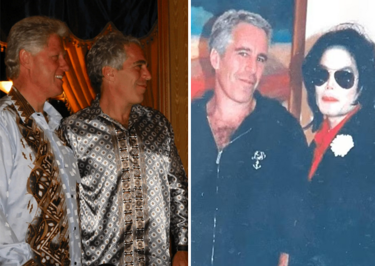 Jeffrey Epstein com Bill Clinton e Michael Jackson em fotos divulgadas