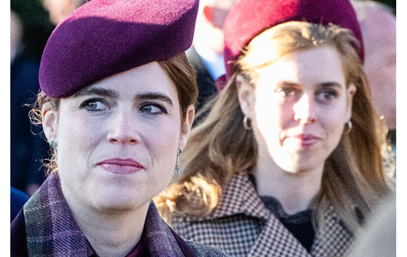 Eugenie e Beatrice na missa de Natal de 2025