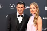 Luís Figo e Helen Svedin reaparecem juntos na passadeira vermelha em Madrid