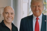 Empresário nortenho que mobila cenários de TV e casas de influencers "encontra-se" com Donald Trump