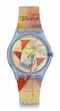 Relógio Swatch da coleção Guggenheim, inspirado em Paul Klee e Kandinsky