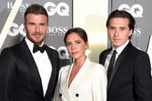Victoria, David e Brooklyn Beckham