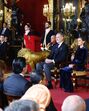 Letizia e Felipe recebem o Corpo Diplomático