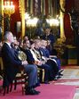 Letizia e Felipe recebem o Corpo Diplomático