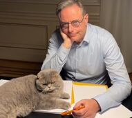 Maximus, o gato do primeiro-ministro belga