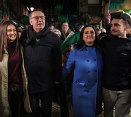 António José Seguro com a mulher, Margarida, e os dois filhos