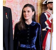 Letizia e Felipe recebem o Corpo Diplomático